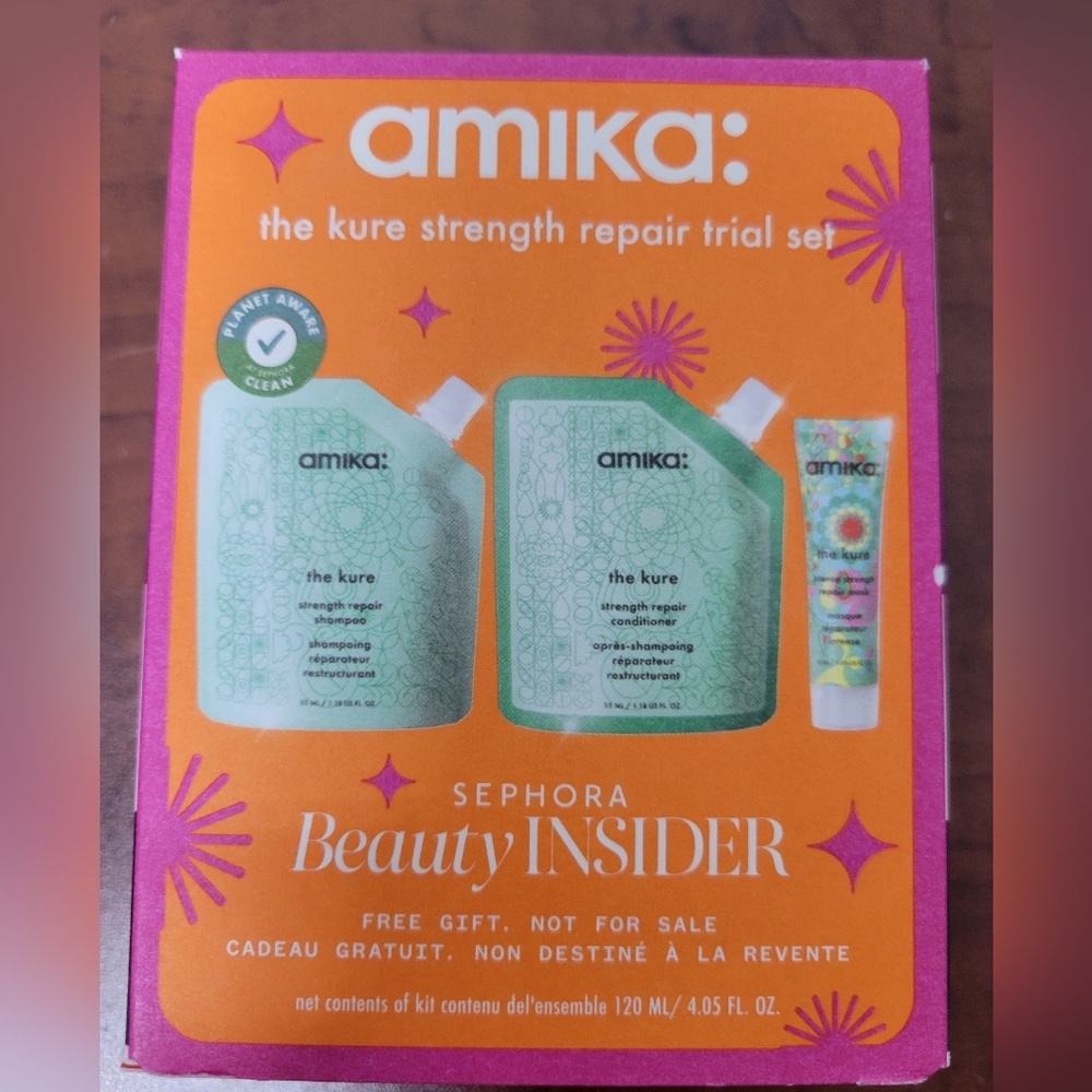 Amika The Kure Strength Repair Trial Set NIB